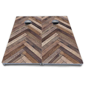 Herringbone Cornhole Boards - All Weather Series by Cornhole Solutions, handmade jewelry detail photo 4