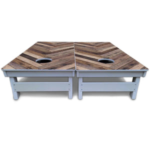 Herringbone Cornhole Boards - All Weather Series by Cornhole Solutions, handmade jewelry detail photo 5