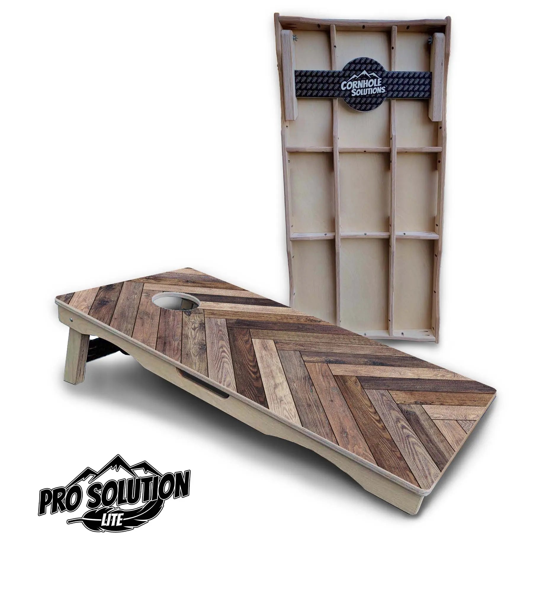 Herringbone Cornhole Boards - Pro Solution Lite Series by Cornhole Solutions, handmade jewelry main product photo