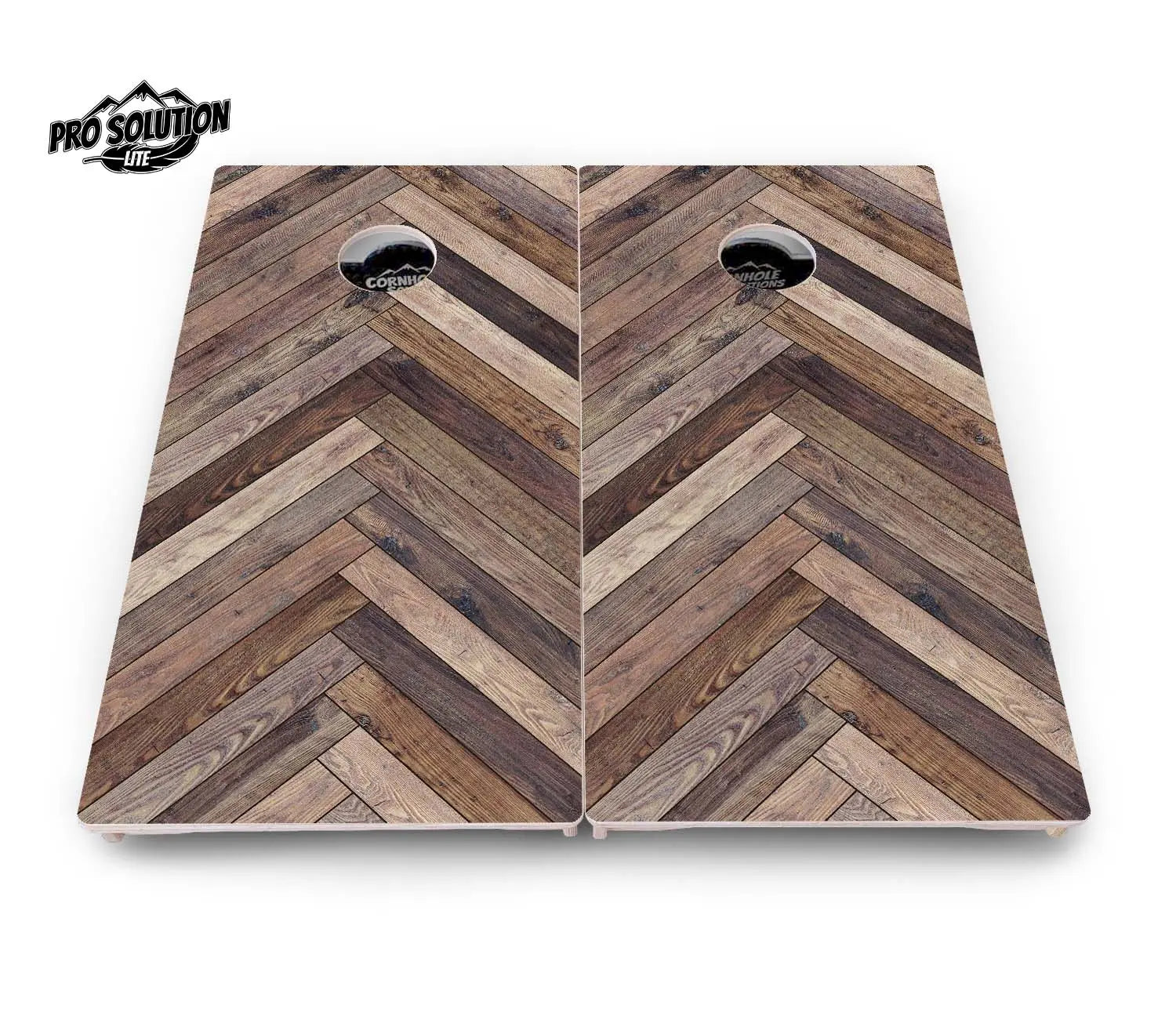 Herringbone Cornhole Boards - Pro Solution Lite Series by Cornhole Solutions, handmade jewelry detail photo 4
