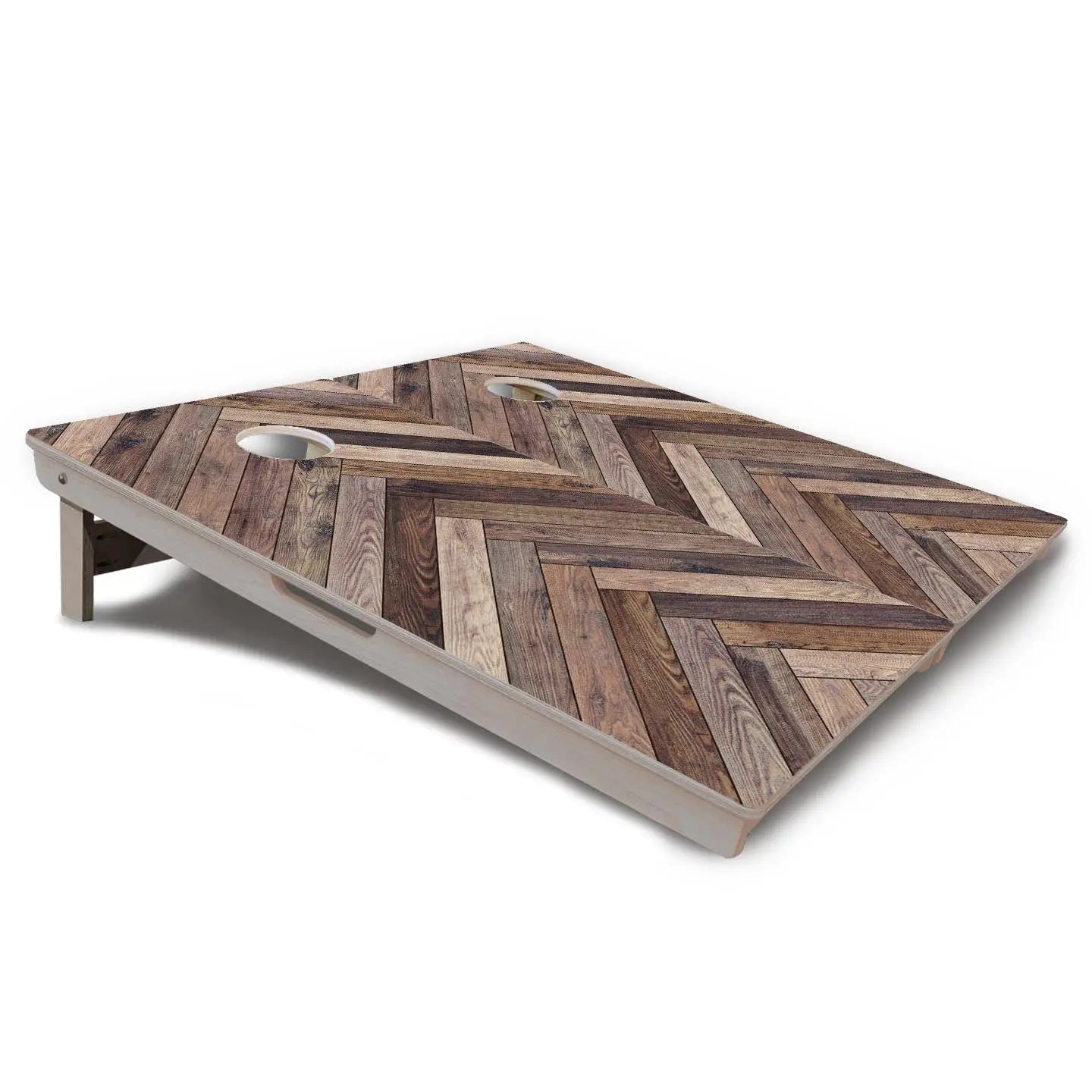 Herringbone Cornhole Boards - Professional Tournament Series by Cornhole Solutions, handmade jewelry detail photo 3