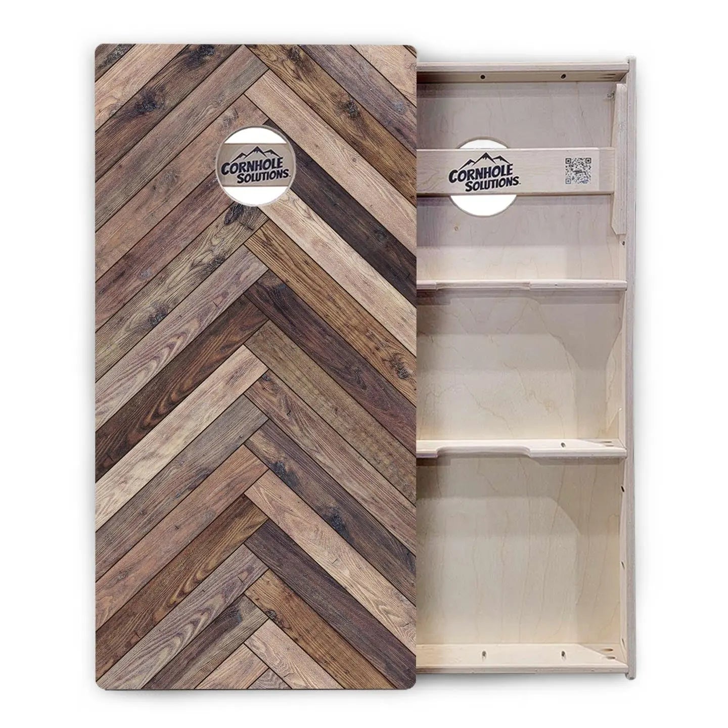 Herringbone Cornhole Boards - Professional Tournament Series by Cornhole Solutions, handmade jewelry detail photo 4