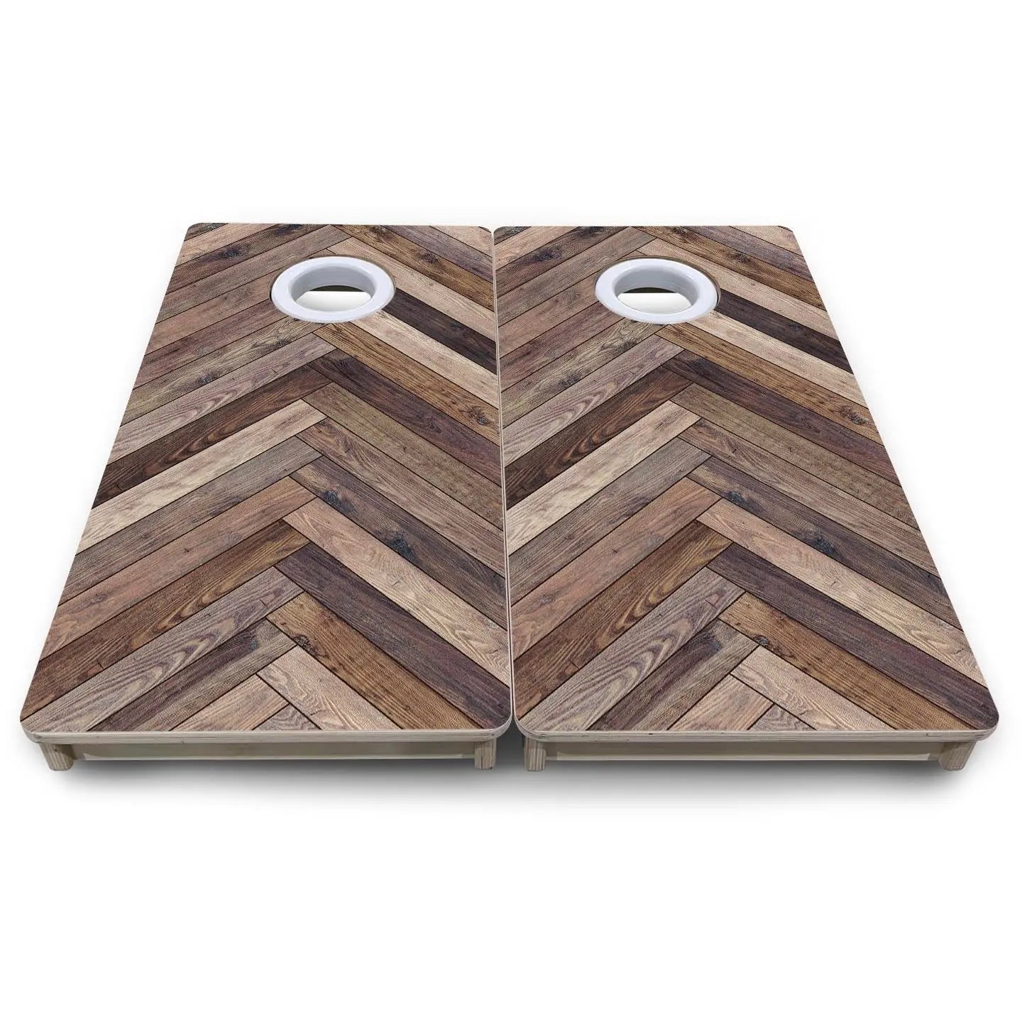 Herringbone - Mini or Vacation Size Cornhole Boards by Cornhole Solutions, handmade jewelry detail photo 7