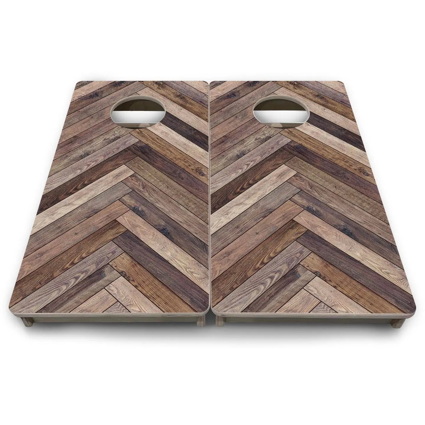 Herringbone - Mini or Vacation Size Cornhole Boards by Cornhole Solutions, handmade jewelry detail photo 9