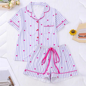 Women's Soft Shorts Pajama Set by The Mississippi Mermaid Mercantile - view 12