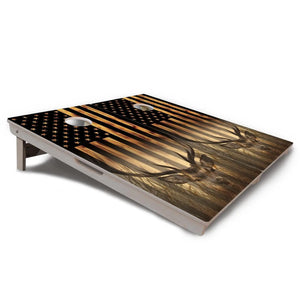 Hidden Deer Cornhole Boards - Professional Tournament Series by Cornhole Solutions, custom cornhole board detail photo 3