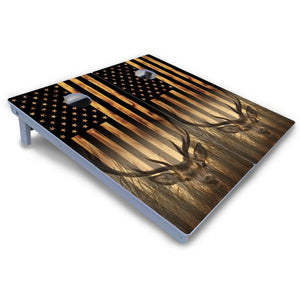 Hidden Deer & Fish Cornhole Boards - All Weather Series by Cornhole Solutions, custom cornhole board detail photo 3