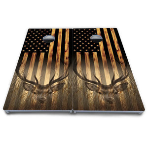 Hidden Deer & Fish Cornhole Boards - All Weather Series by Cornhole Solutions, custom cornhole board detail photo 5