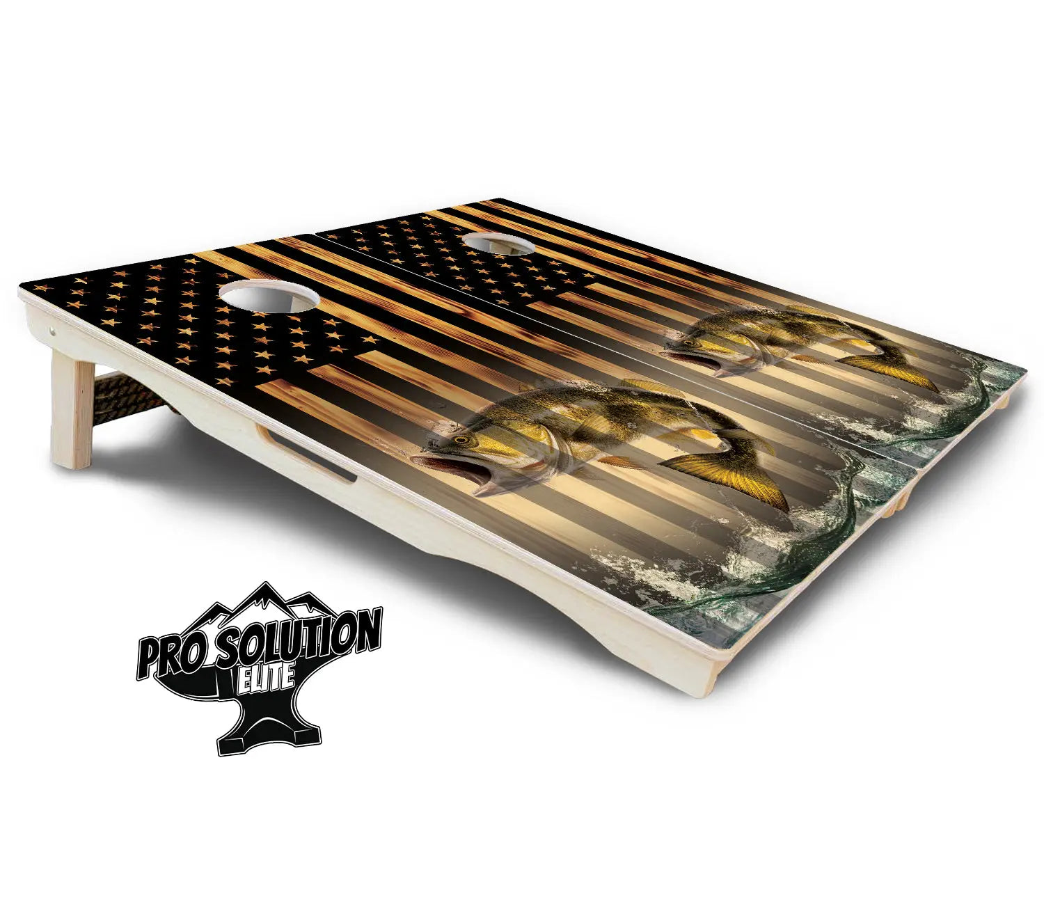Hidden Deer & Fish Cornhole Boards - Pro Solution Elite Series by Cornhole Solutions, custom cornhole board detail photo 11