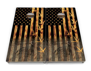 Hidden Turkey Flag Cornhole Boards - Professional Tournament Series by Cornhole Solutions, custom cornhole board detail photo 4