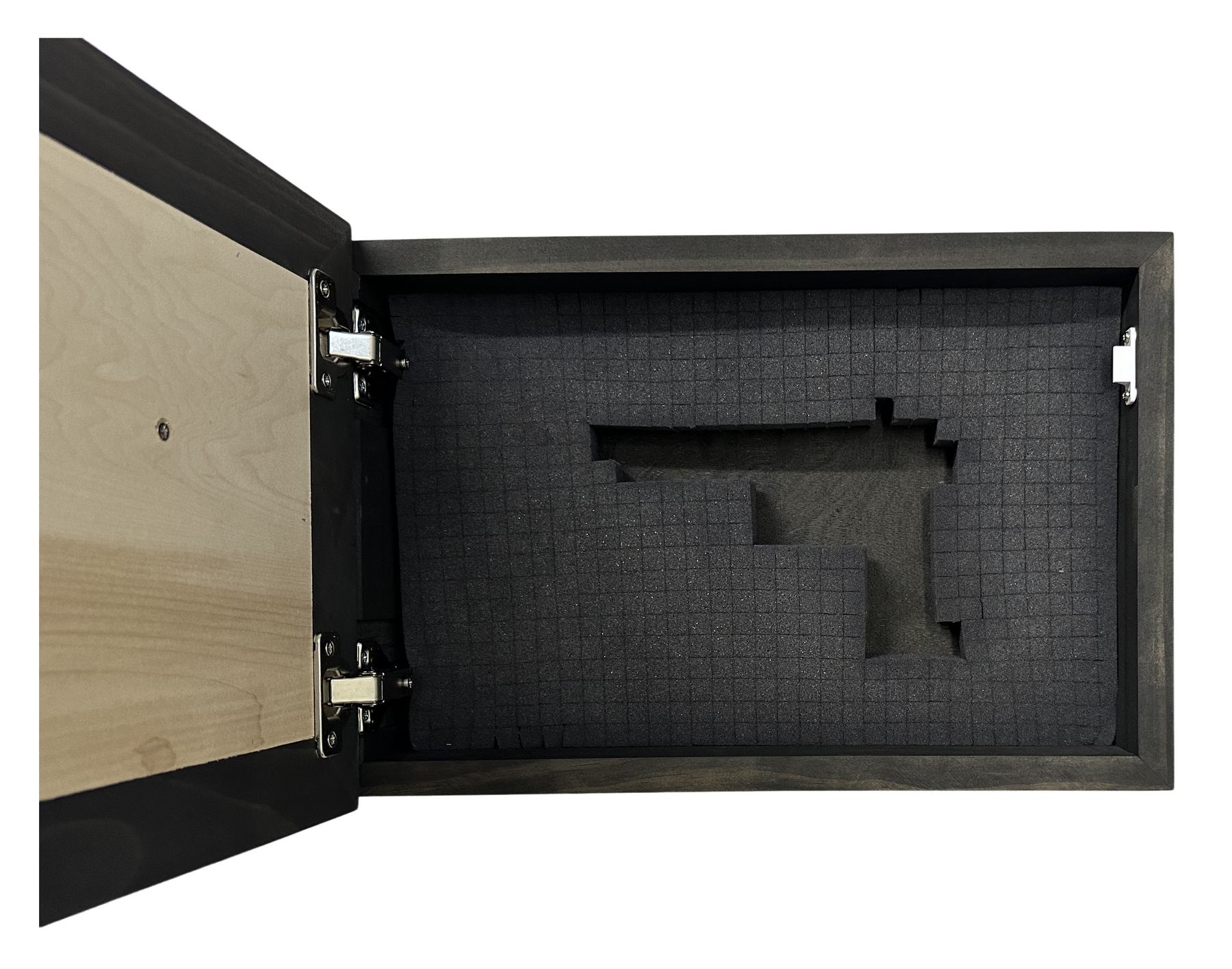 Hidden Gun Cabinet Black Bear Wall Decor – Concealed Furniture Secure Gun Cabinet by Bellewood Designs, Southern home decor detail photo 13