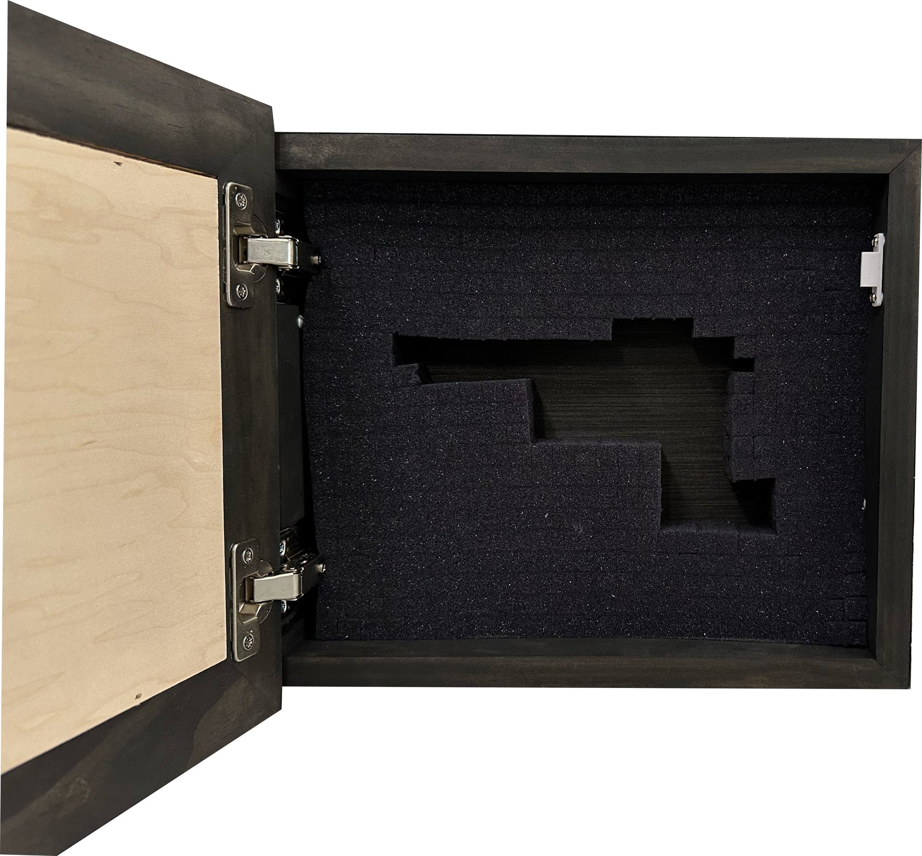 Hidden Gun Safe Recessed In Wall Farmhouse Chicken And Eggs Decoration - Recess In The Wall or Mount On The Wall Gun Safe by Bellewood Designs by Bellewood Designs, Southern home