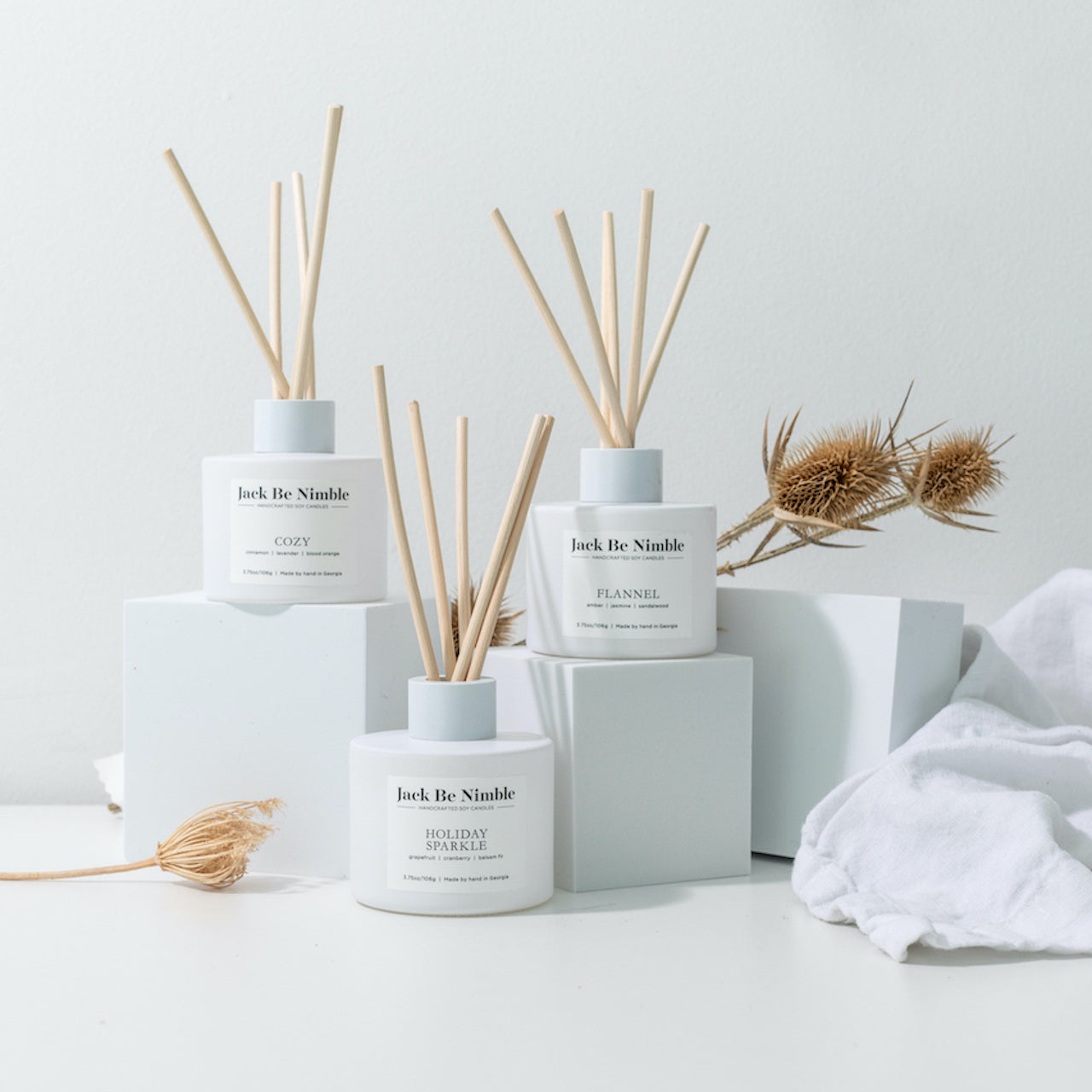 Flannel Reed Diffuser by Jack Be Nimble Candles image 5