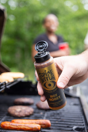 Hot Honey – Squeeze Bottle | Sweet Heat Made to Drizzle by Spice Witch, Southern food gift detail photo 6