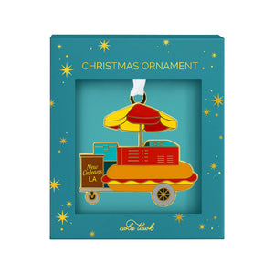Hotdog Cart Enamel Ornament by Nola Tawk, Southern home decor detail photo 2