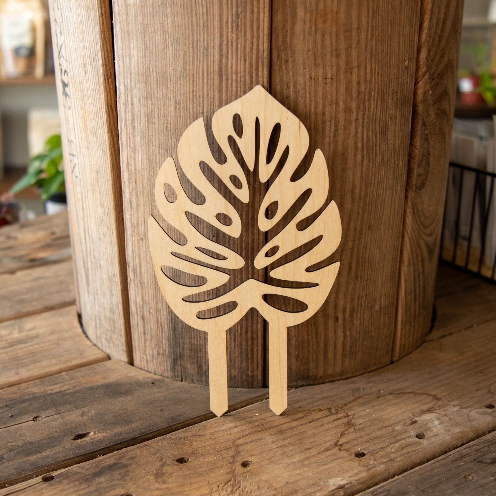 Plant Trellis - Monstera Leaf by Still Magnolia, trellises main product photo
