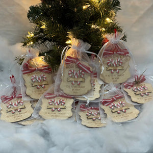 How Sweet Teacher Candy Cane Ornament by Poor Hog Customs, Southern food gift detail photo 3