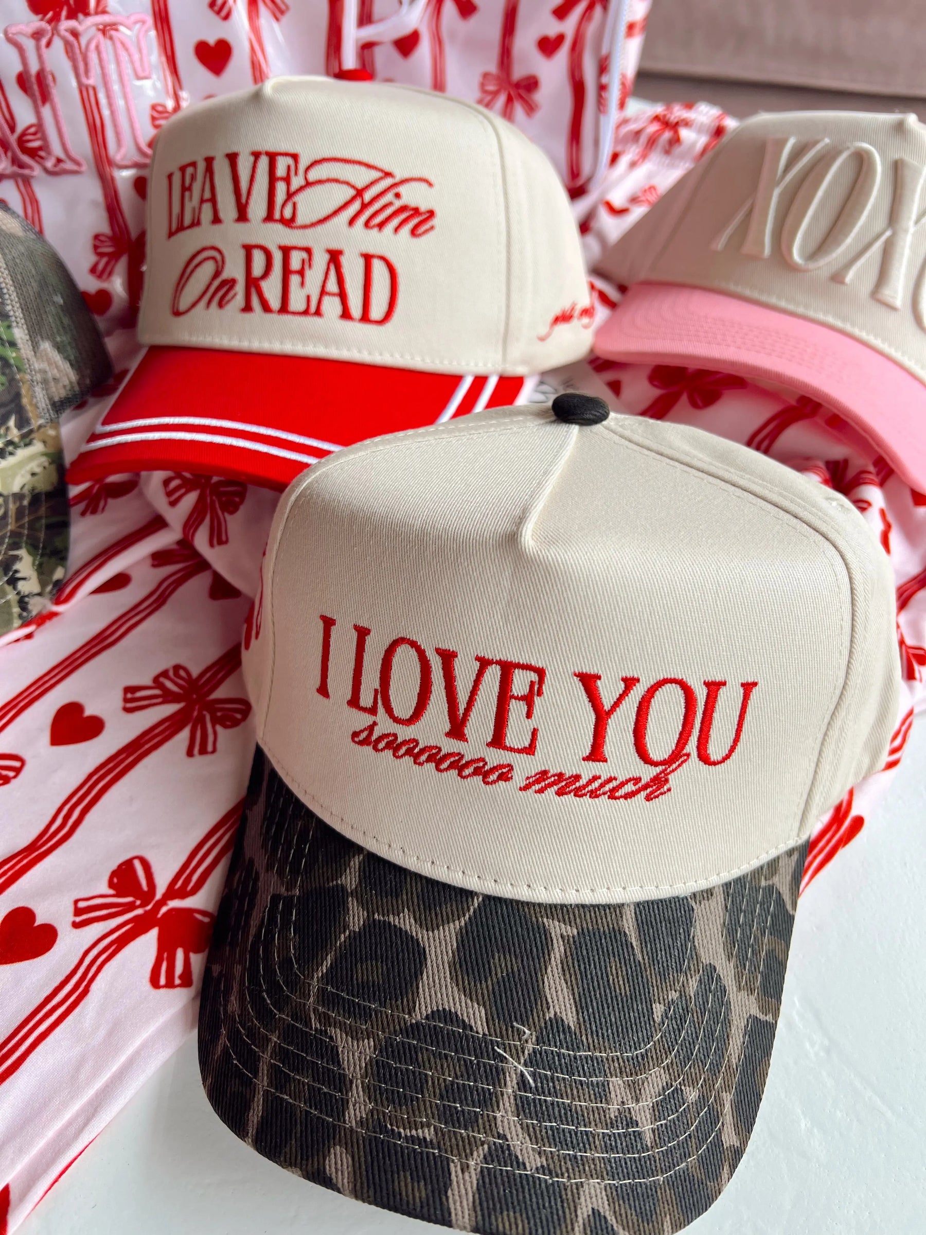 I Love You Sooooo Much - Leopard Vintage Hat by KenzKustomz, Southern lifestyle apparel detail photo 4