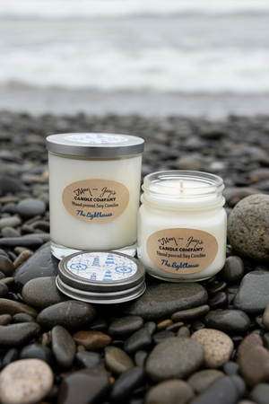 The Lighthouse soy candle and wax melts by Mam Jam’s Candle Company, detail image 3