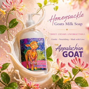 LIQUID SOAP - HONEYSUCKLE GOATS MILK 16 oz. detail view by Essential Journeys
