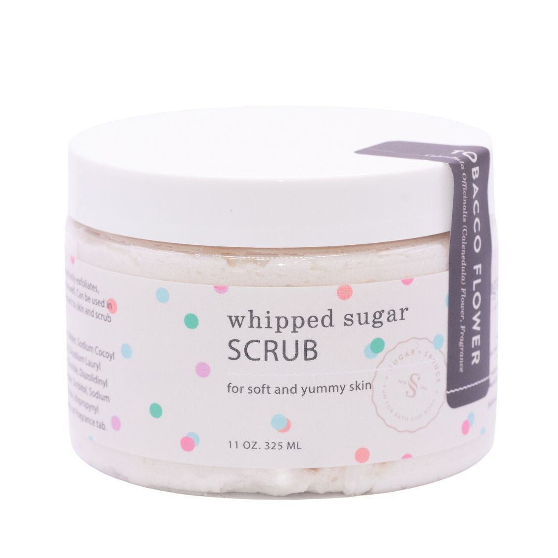 Whipped Sugar Scrub Tobacco Flower by Sugar + Spruce