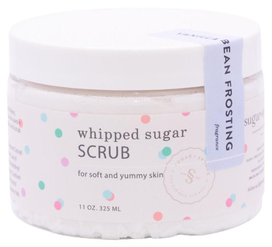 Whipped Sugar Scrub Vanilla Bean Frosting by Sugar + Spruce