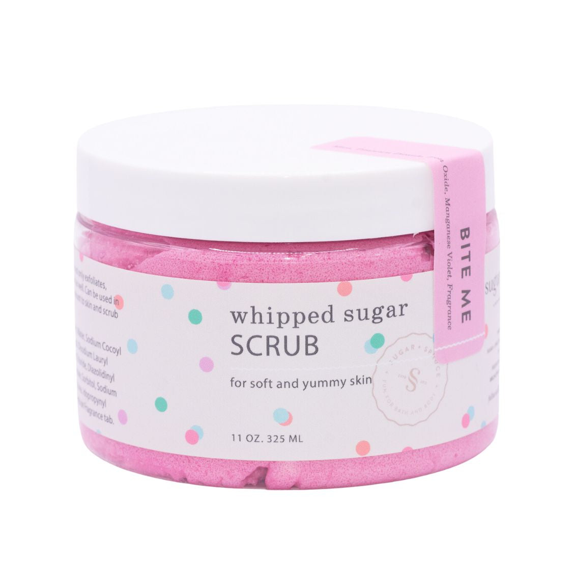 Whipped Sugar Scrub Bite Me by Sugar + Spruce