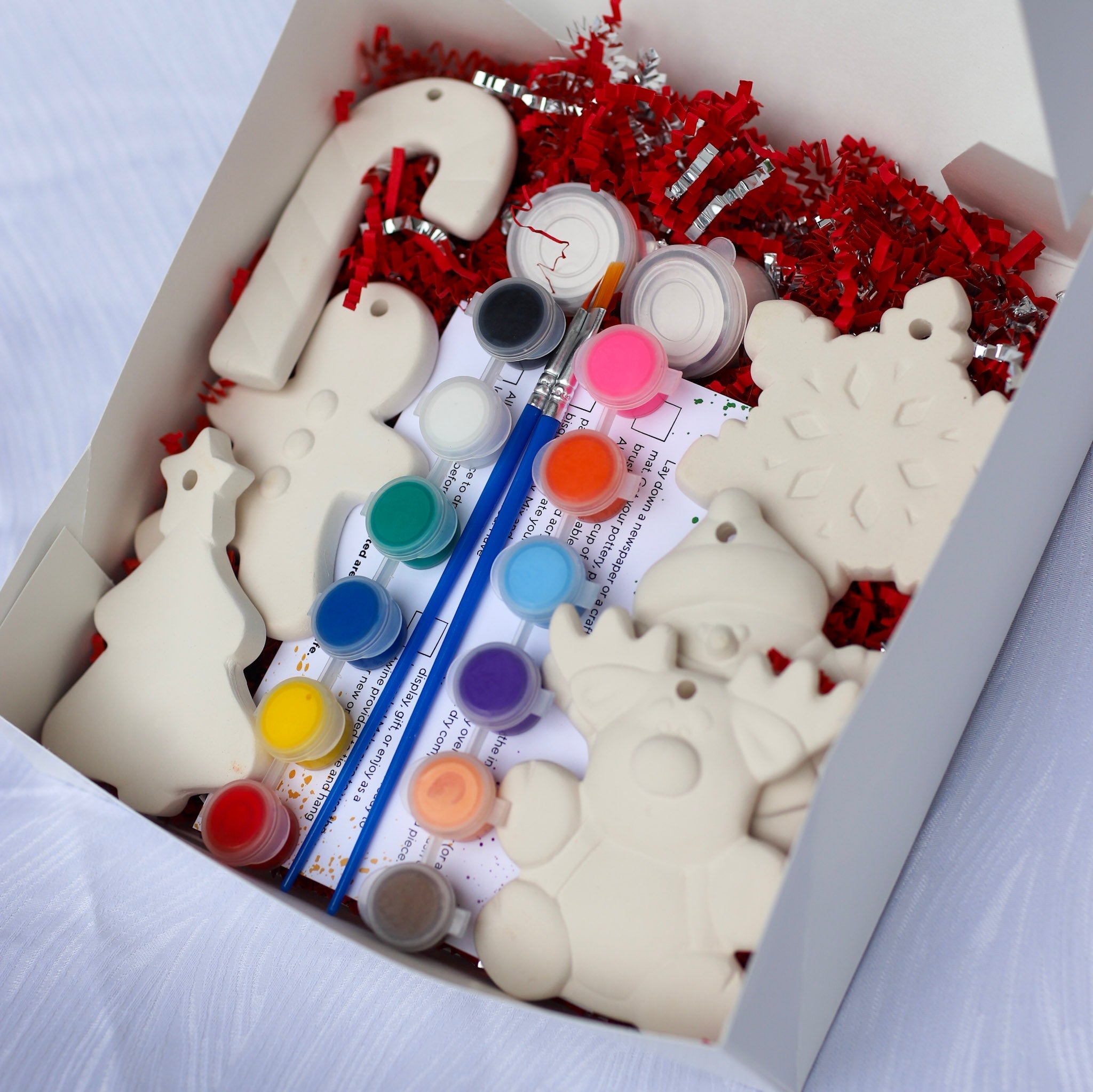 Prodigal Pottery Christmas Ornament Painting Kit — product view 1
