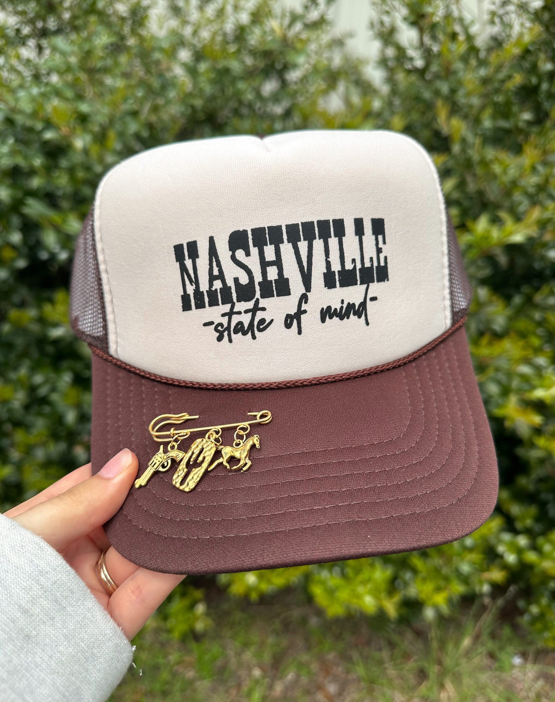 Nashville Tan/ Brown Trucker by Southern Bliss Company