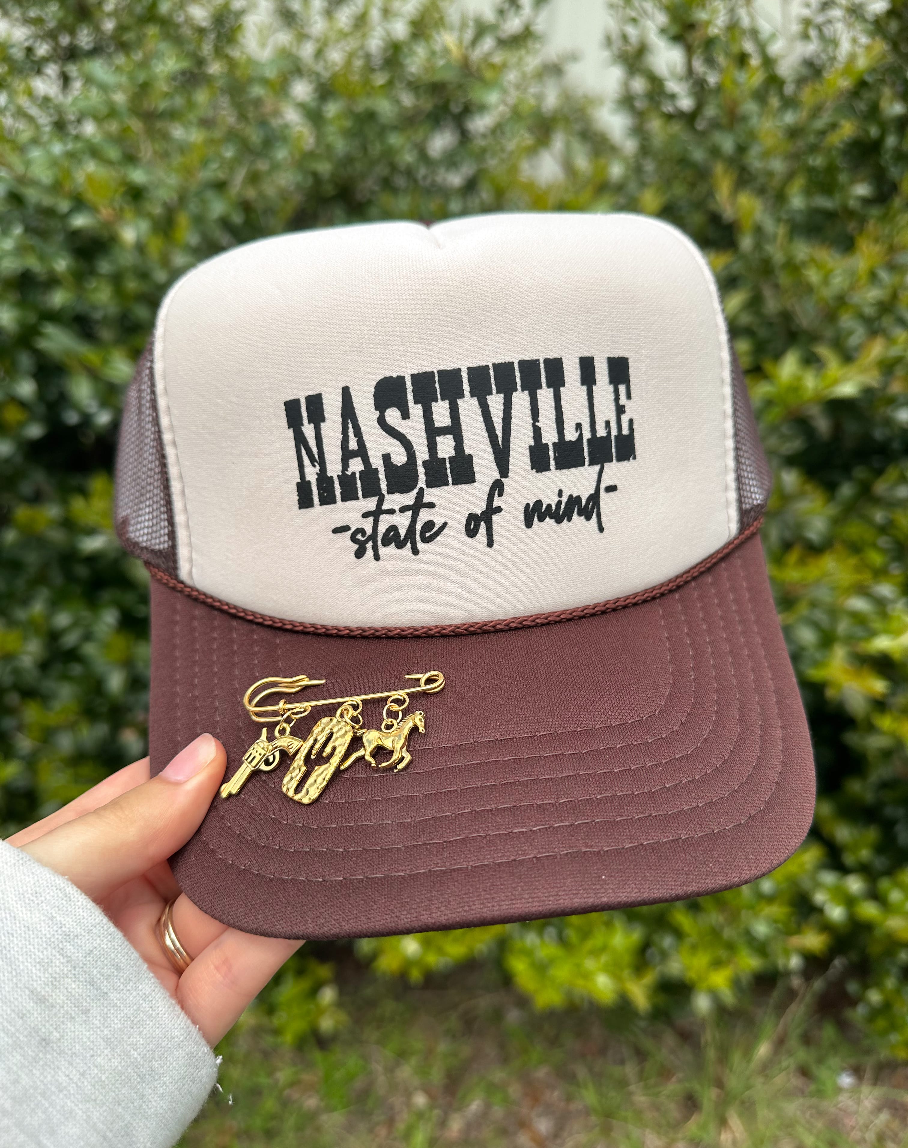 Nashville Tan/ Brown Trucker by Southern Bliss Company