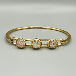 Cremation Ash Memorial Bracelet -Eternal Tides by Cotton Street Art Company, handmade jewelry detail photo 11