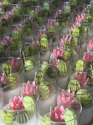 Cactus Flower Container Candle by Clay House Candles image 3