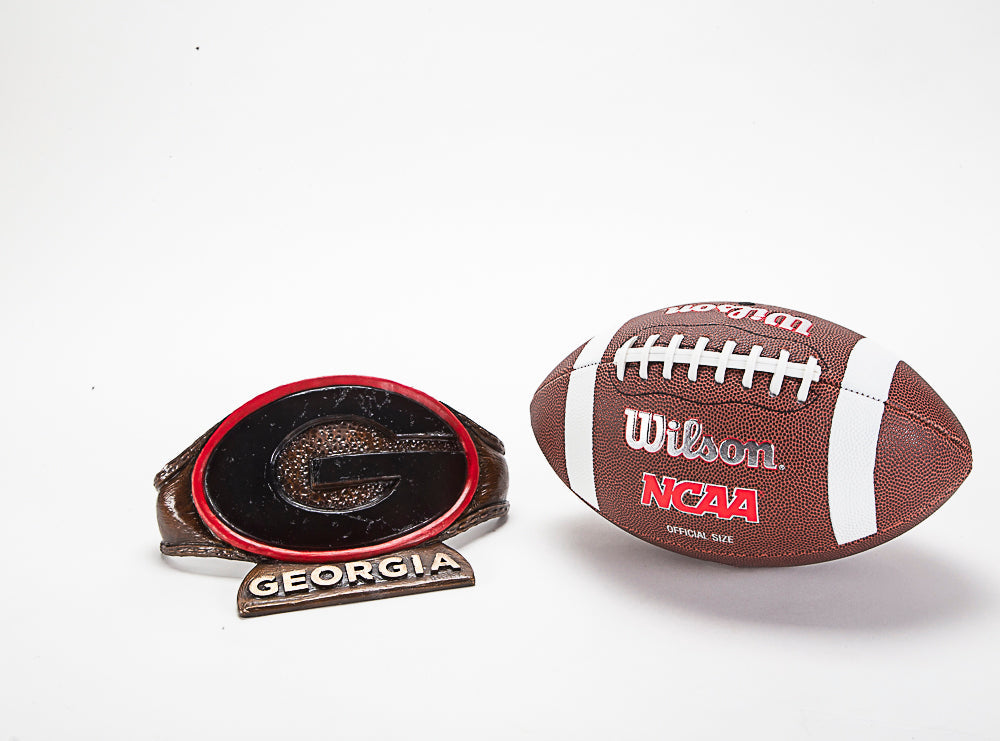Georgia Bulldogs Cast Bronze G Belt Sculpture alternate view 2