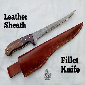 CUSTOM MADE FILLET KNIFE by JW SteelCrafts