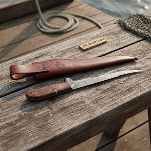 CUSTOM MADE FILLET KNIFE detail view by JW SteelCrafts