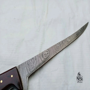 CUSTOM MADE FILLET KNIFE detail view by JW SteelCrafts
