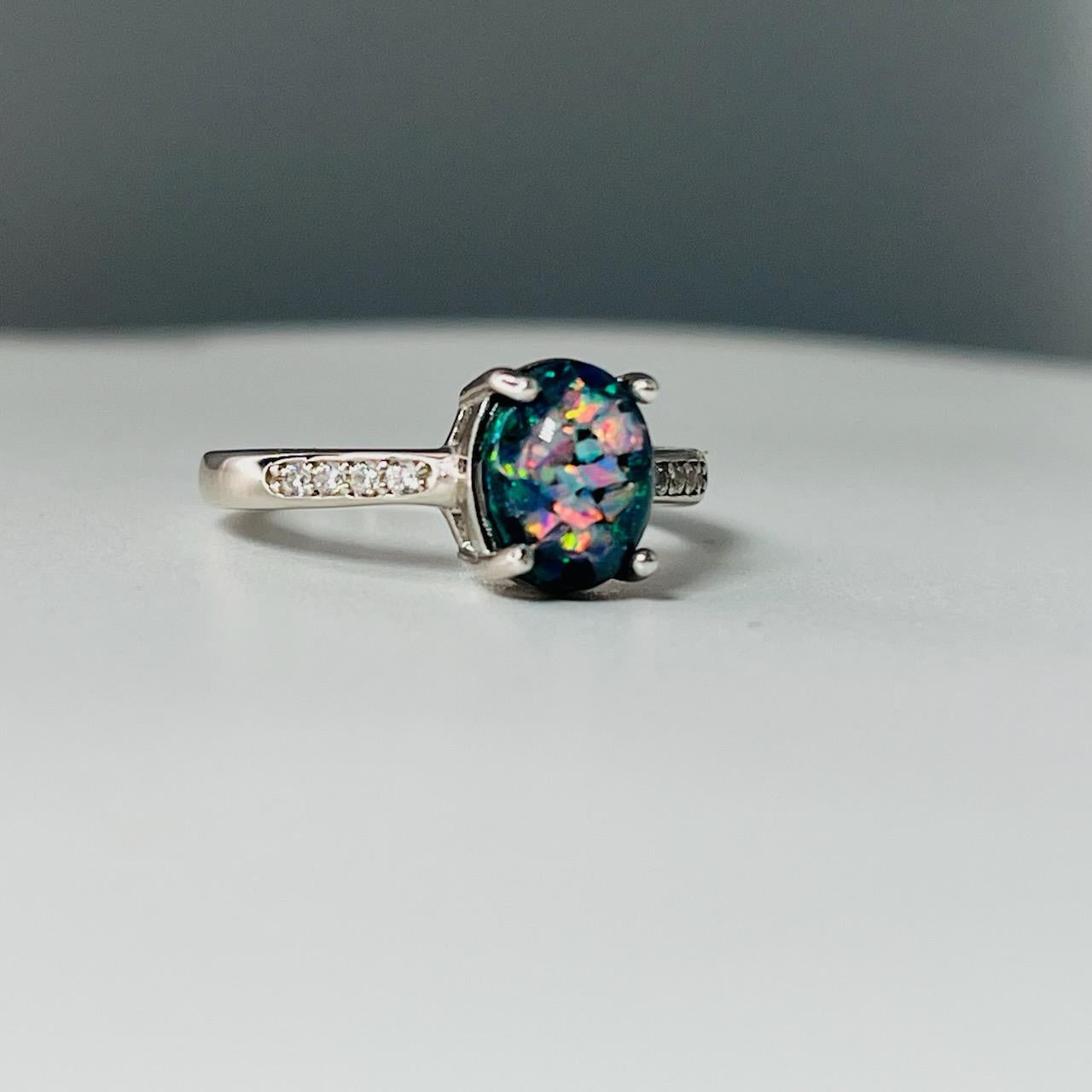 Threads of Time Memory Ring by Cotton Street Art Company, handmade jewelry detail photo 3