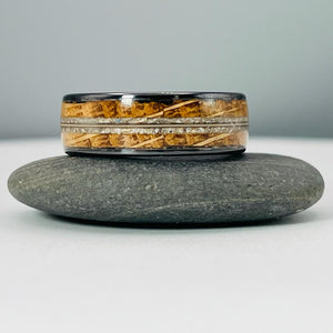 The Infinite String Memorial Ring by Cotton Street Art Company, handmade jewelry detail photo 5
