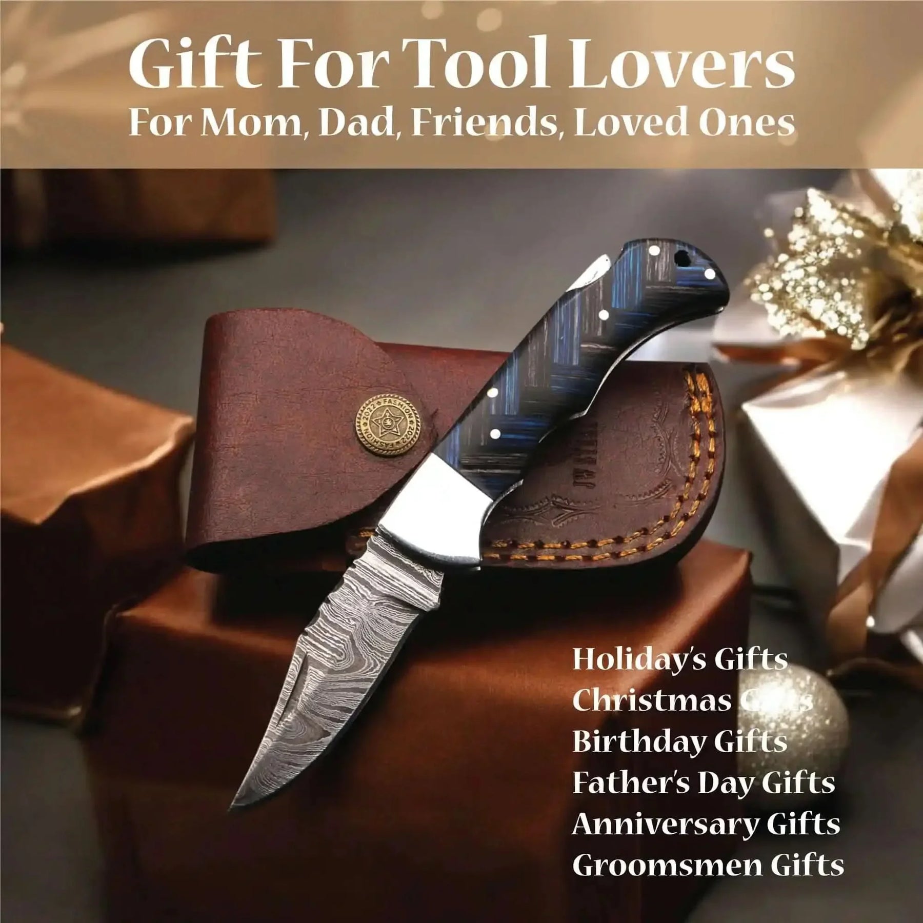 Handmade Drop Point Liner Lock Folding Knife with Pakka Wood Handle by JW SteelCrafts