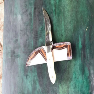 Custom Handmade Stainless Steel knife BM-0093 detail view by JW SteelCrafts