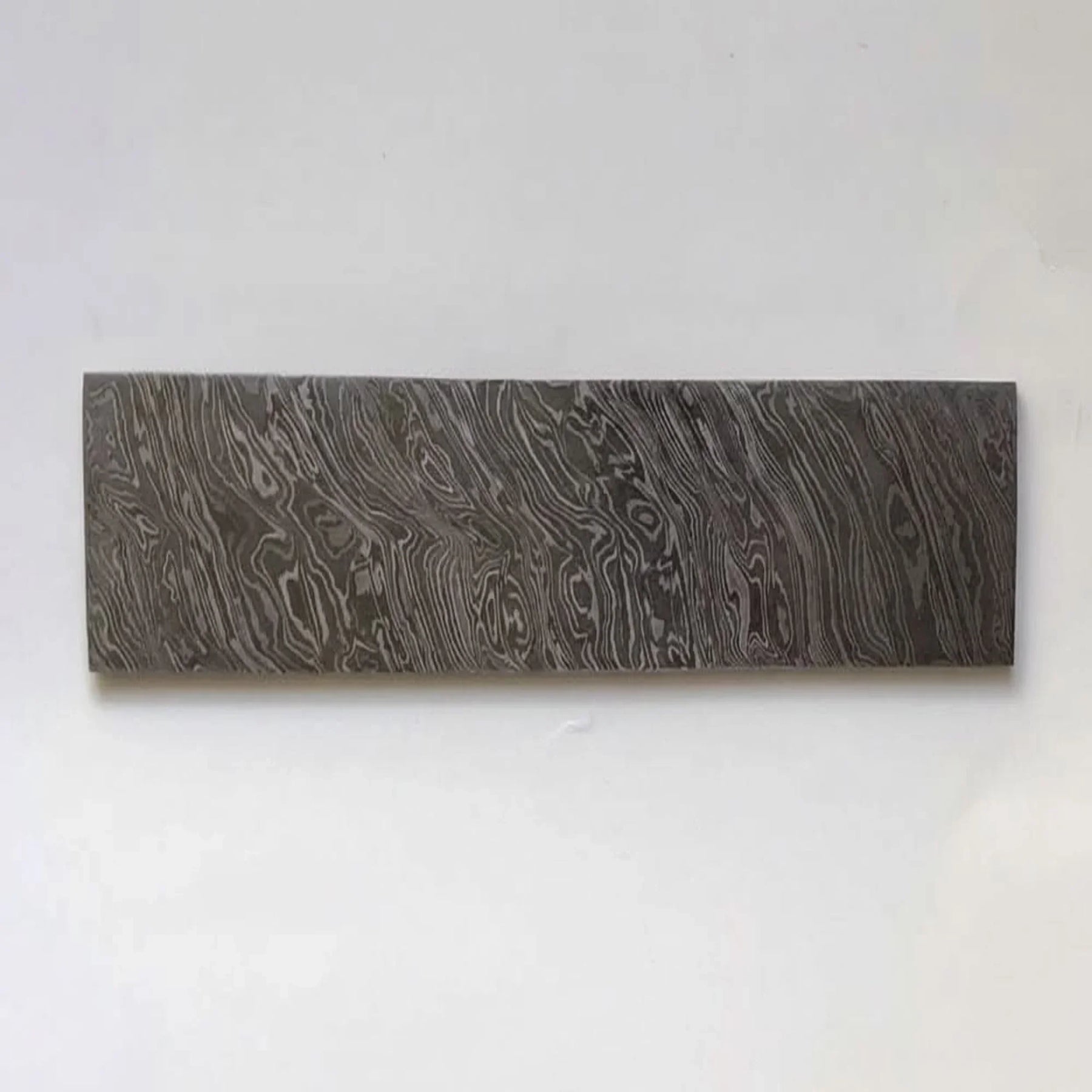 Homestead Firestorm Damascus Bar 8" Billet Bar Blank for Custom Knife Making by JW SteelCrafts