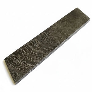 Homestead Firestorm Damascus Bar 8" Billet Bar Blank for Custom Knife Making detail view by JW SteelCrafts