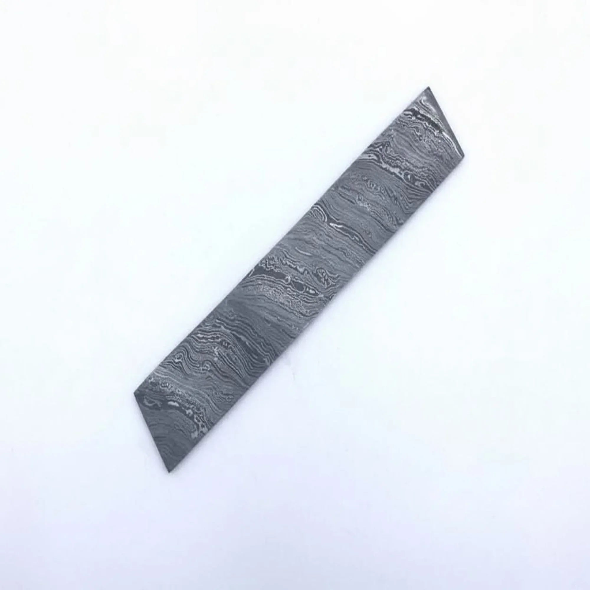 10” Damascus Steel Blank Billet- Blade For Knife Making DE-0054 by JW SteelCrafts