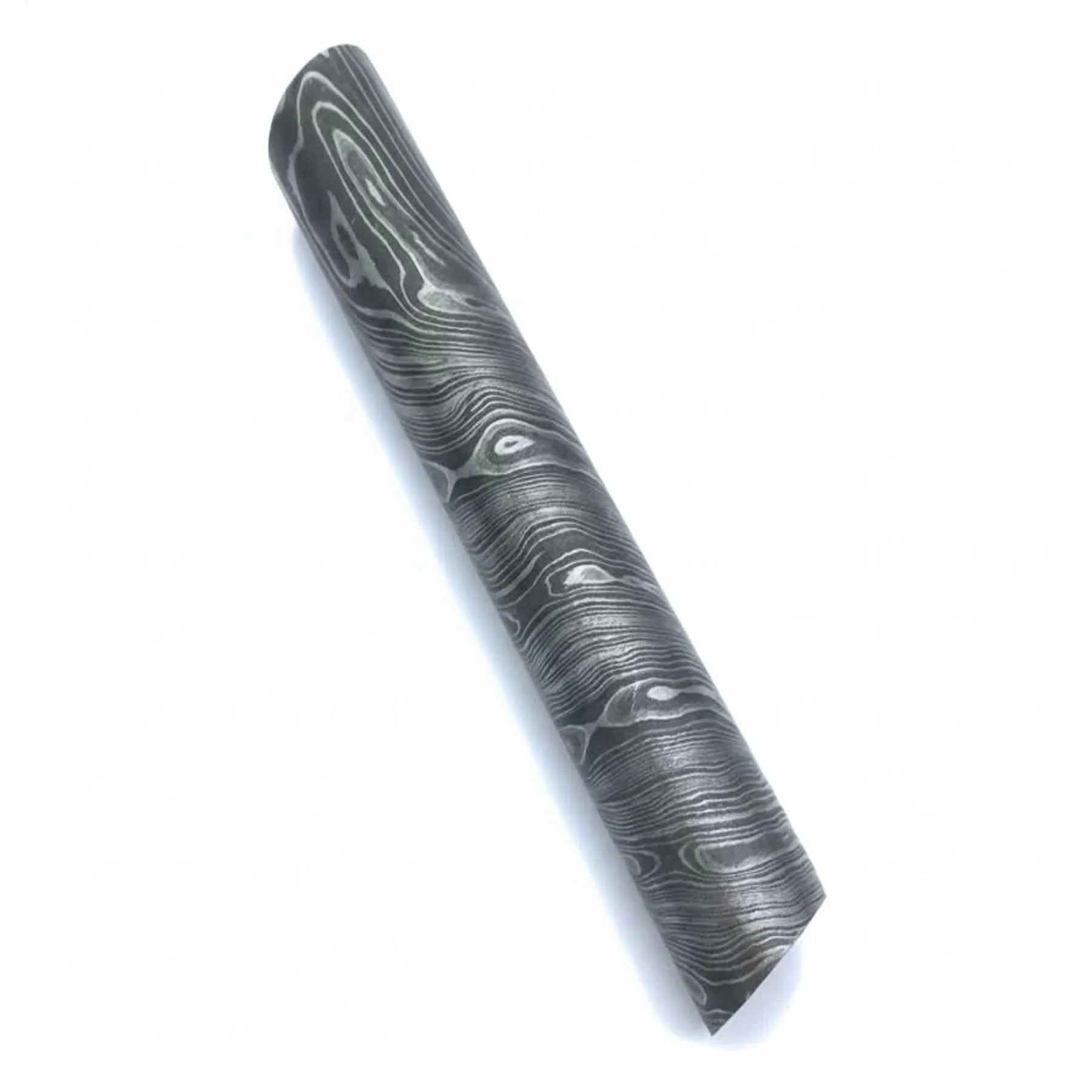 custom handmade Damascus Steel round bar rod with 25.5mm thick by JW SteelCrafts