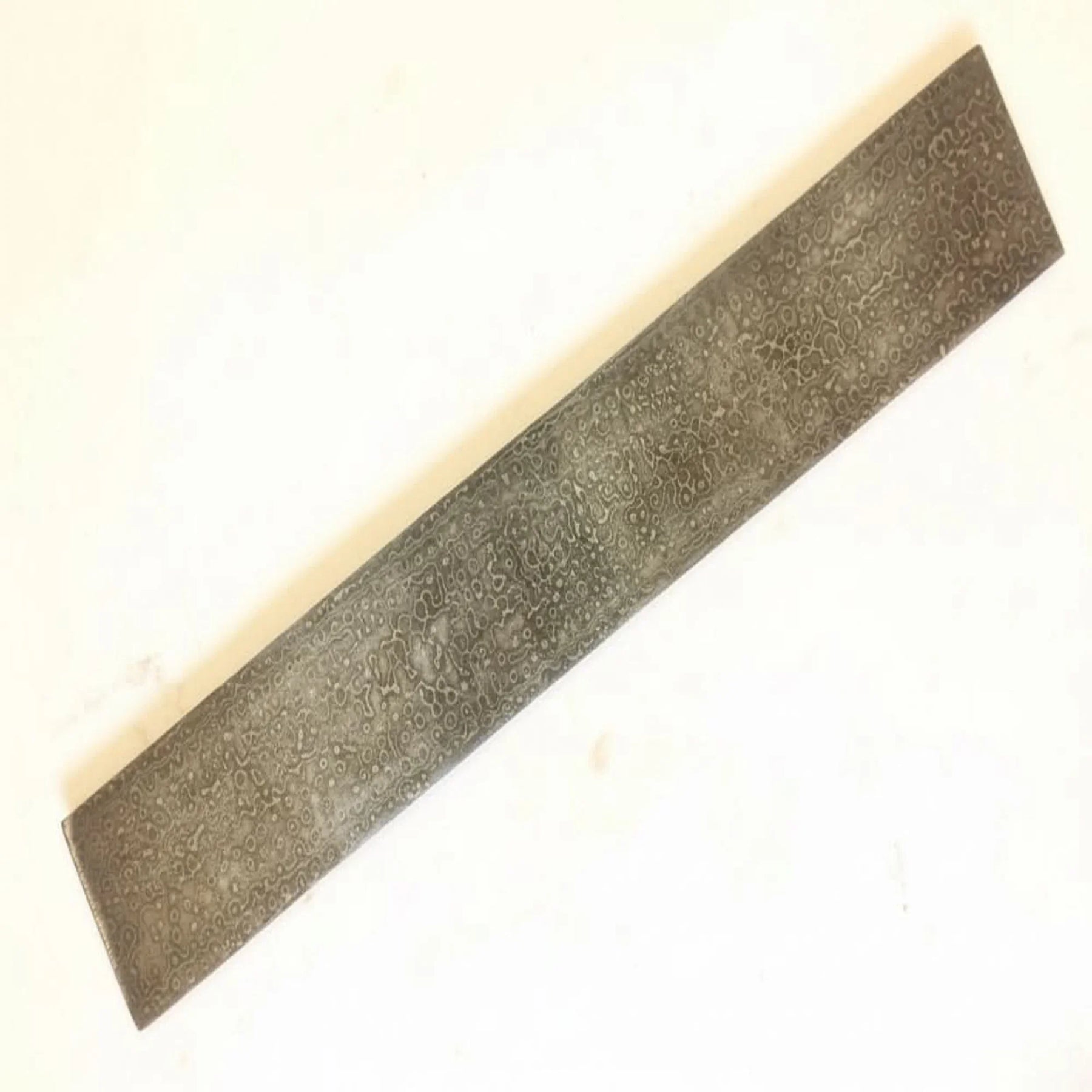 Raindrop Pattern Damascus Steel Billet Bar for Knife Making and Bladesmith Stock by JW SteelCrafts