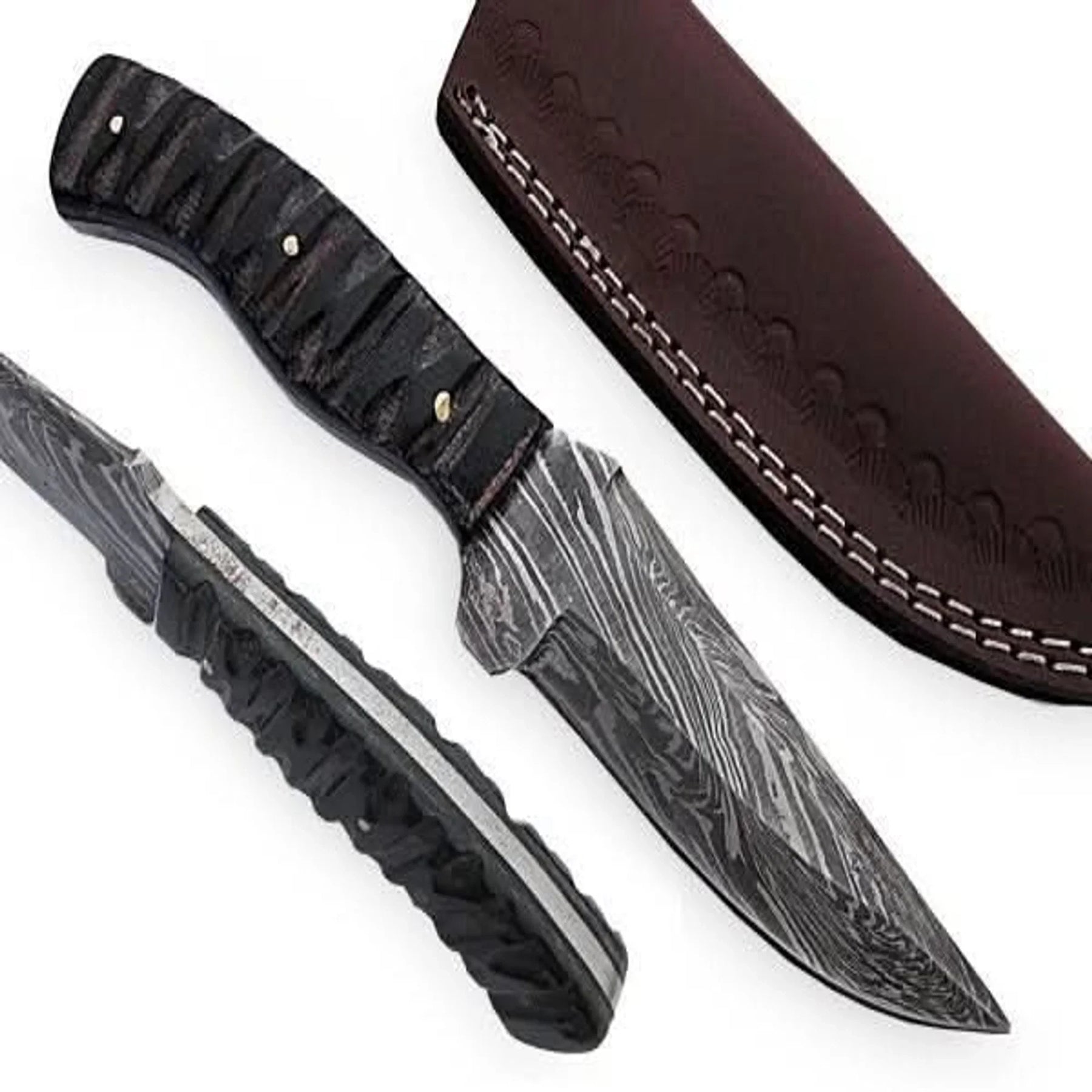Handmade Bush-craft Knife Damascus Steel DK-0401 by JW SteelCrafts