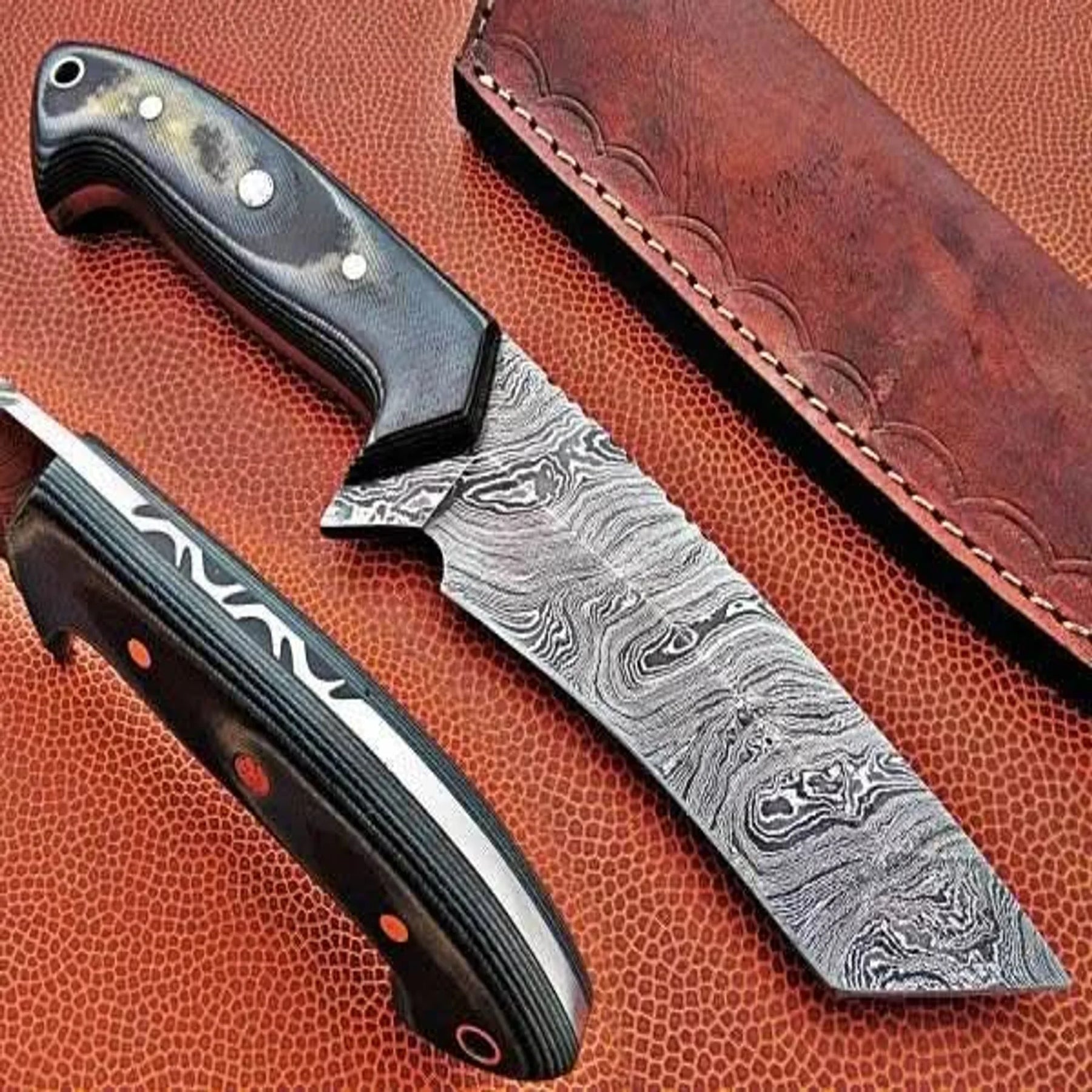 Handmade Bush-craft Knife Damascus Steel DK-0402 by JW SteelCrafts