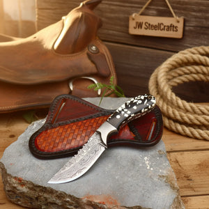 Buckhorn Trail Tracker Knife 10" by JW SteelCrafts