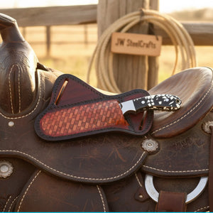 Buckhorn Trail Tracker Knife 10" by JW SteelCrafts, product view 3