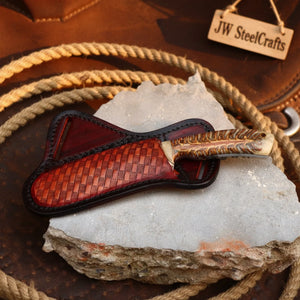 Ridgeline Stag Skinner Knife 8" Handmade product detail, view 4